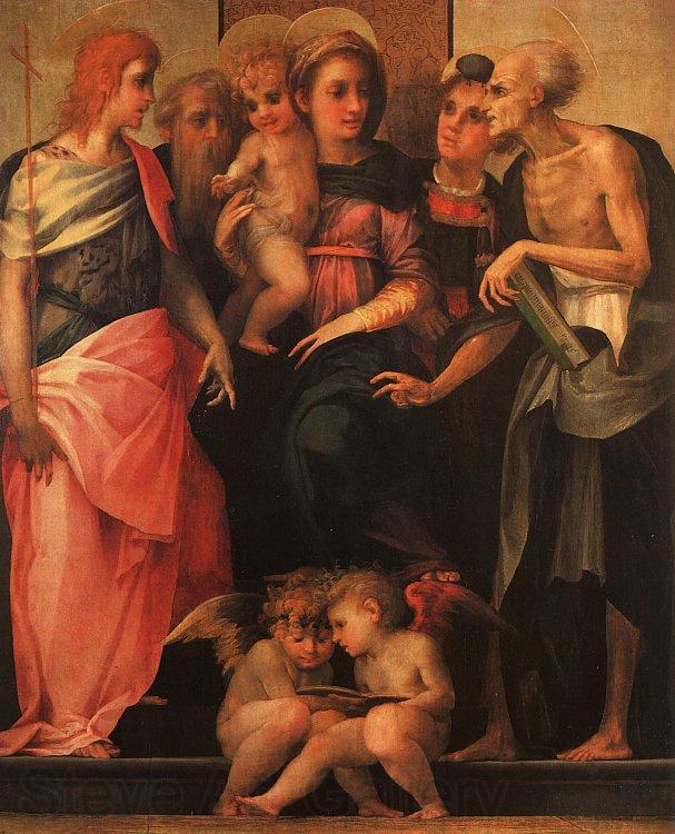 Rosso Fiorentino Madonna and Child with Saints Spain oil painting art